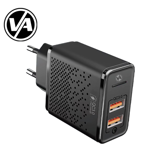 شارژر دو پورت فست 15 وات برند ولت آمپر