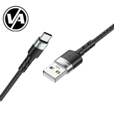 کابل شارژ USB به Type-C کنفی اصل | فست شارژ ۶۵ وات