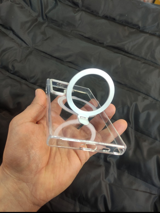 کاور شفاف استند دار و مگنتیک فلزی سامسونگ s24 ultra