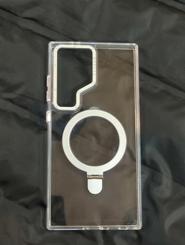 کاور شفاف استند دار و مگنتیک فلزی سامسونگ s24 ultra