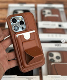 کاور چرمی جاکارتی دار ردمی 13 قهوه ای