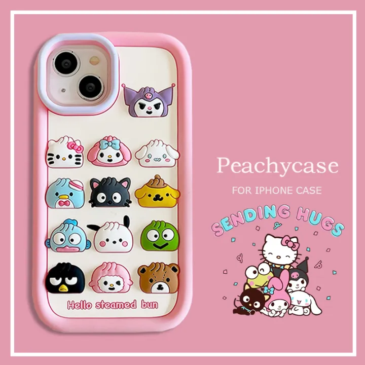 کاور عروسکی طرح ایموجی کرومی مناسب گوشی های آیفون 12پرومکس و 13 پرومکس