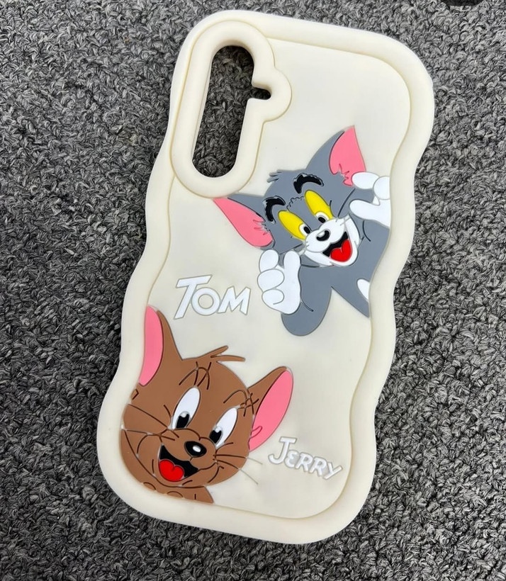 کاور فانتزی عروسکی سامسونگ a54 طرح تام و جری