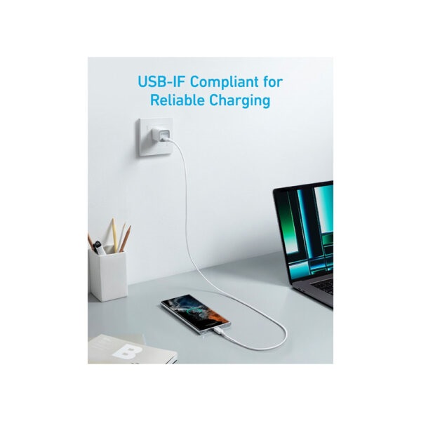 کابل انکر دو سر تایپ سی Anker USB-C to USB-C 60 وات با گارانتی