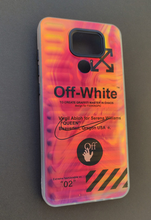 کاور گوشی شیائومی ردمی نوت 9 طرح OFF WHITE از برند Youngkit – کاور هولوگرامی خاص و مقاوم