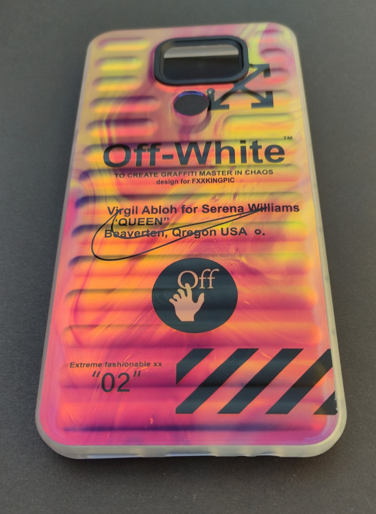 کاور گوشی شیائومی ردمی نوت 9 طرح OFF WHITE از برند Youngkit – کاور هولوگرامی خاص و مقاوم