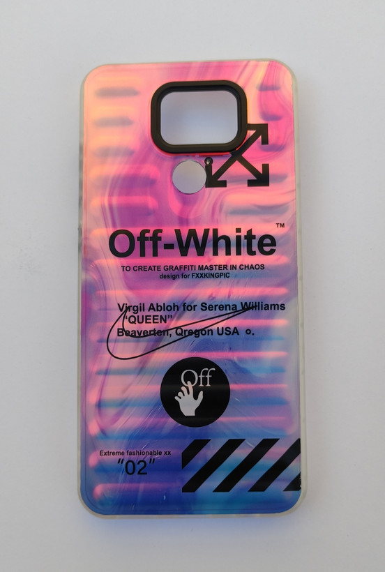 کاور گوشی شیائومی ردمی نوت 9 طرح OFF WHITE از برند Youngkit – کاور هولوگرامی خاص و مقاوم