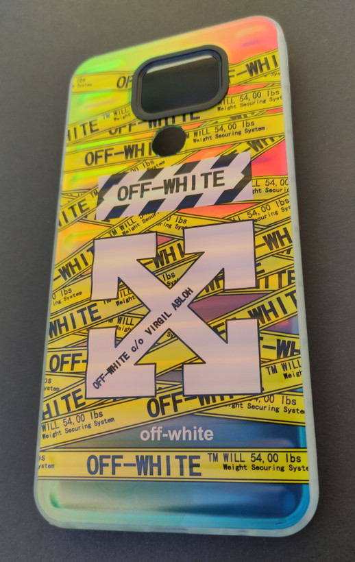 کاور گوشی شیائومی ردمی نوت 9 طرح OFF WHITE از برند Youngkit – کاور هولوگرامی خاص و مقاوم