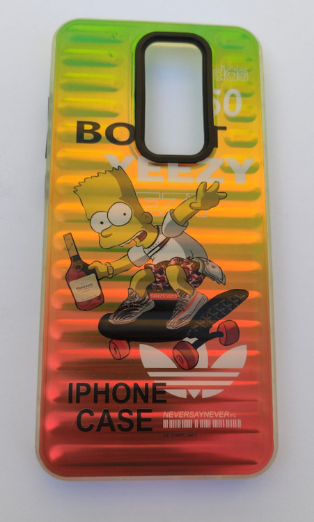 جزئیات چاپ سیمپسون روی قاب هولوگرامی Redmi Note 8 Pro