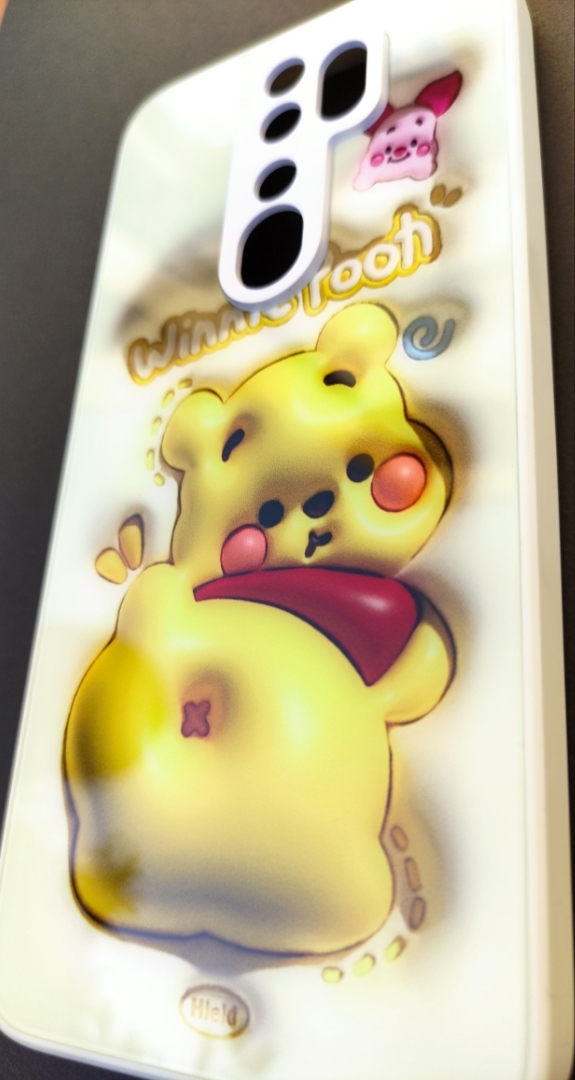 کاور فانتزی شیائومی نوت 8 پرو طرح خرس زرد کارتونی با چاپ رنگ ثابت و کیفیت بالا