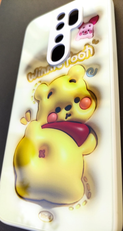 کاور فانتزی شیائومی نوت 8 پرو طرح خرس زرد کارتونی با چاپ رنگ ثابت و کیفیت بالا