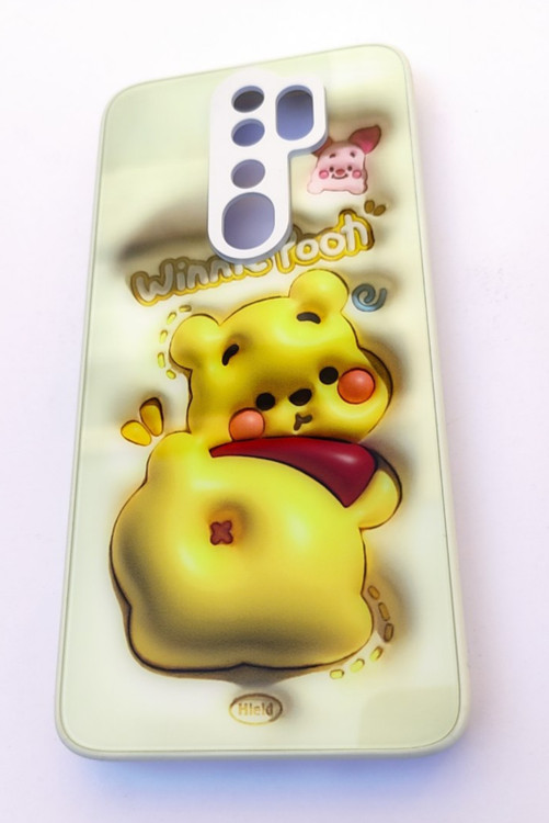 کاور فانتزی شیائومی نوت 8 پرو طرح خرس زرد کارتونی با چاپ رنگ ثابت و کیفیت بالا