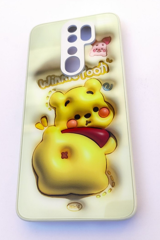 کاور فانتزی شیائومی نوت 8 پرو طرح خرس زرد کارتونی با چاپ رنگ ثابت و کیفیت بالا