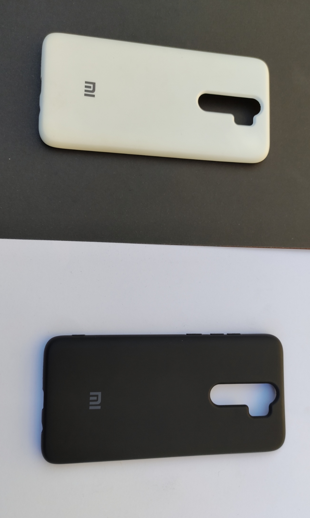 ست دو کاور سیلیکونی نوت ۸ پرو – سفید و مشکی، محافظت کامل و نرم