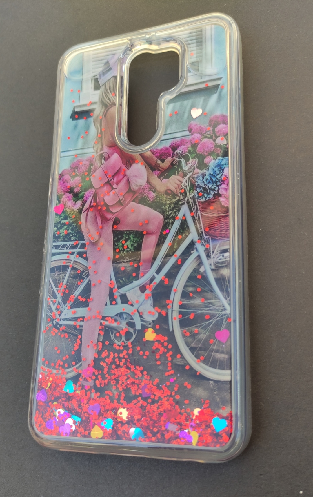 کاور آکواریومی نوت ۸ پرو با اکلیل قرمز و طرح دخترانه