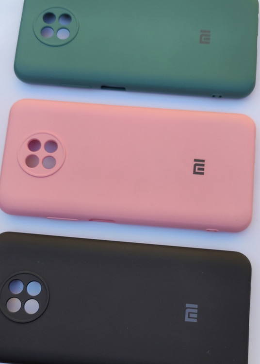 ست سه کاور سیلیکونی ردمی 9T 5G – سبز یشمی، صورتی و مشکی، محافظ نرم و سبک