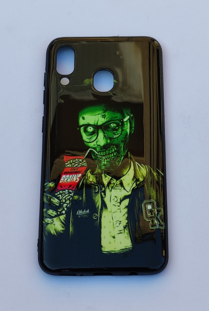 کاور سامسونگ A20 و A30 طرح زامبی با سطح براق و چاپ رنگ ثابت