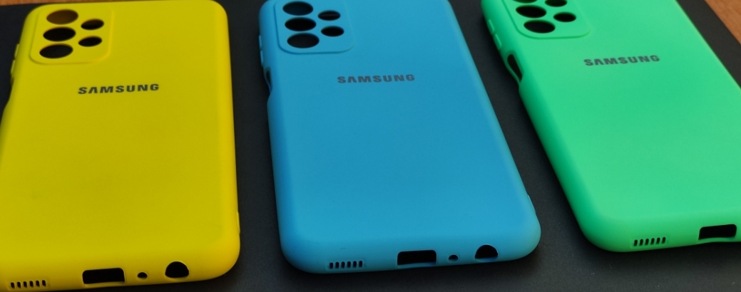 ست سه عددی کاور سیلیکونی سامسونگ A13 و A23 در سه رنگ سبز، زرد و آبی روشن با تخفیف ۵۰ درصدی