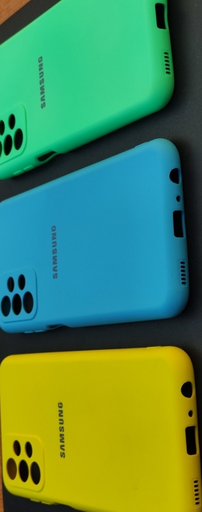 ست سه عددی کاور سیلیکونی سامسونگ A13 و A23 در سه رنگ سبز، زرد و آبی روشن با تخفیف ۵۰ درصدی