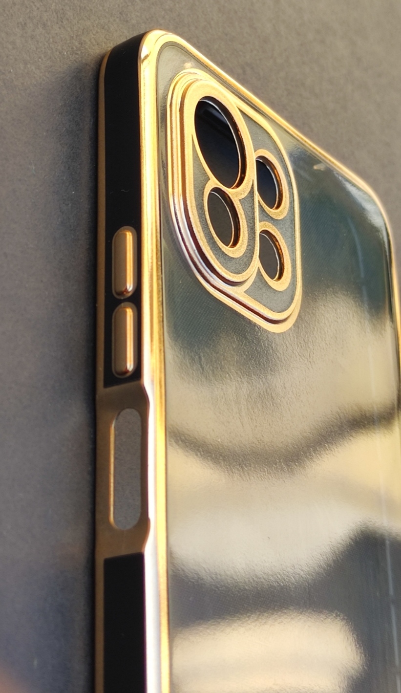 کاور شفاف دور طلایی مدل My Case مخصوص گوشی شیائومی Mi 11 Lite