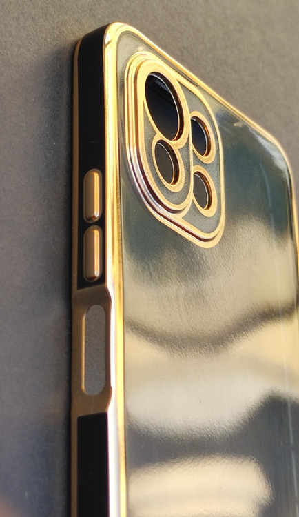 کاور شفاف دور طلایی مدل My Case مخصوص گوشی شیائومی Mi 11 Lite