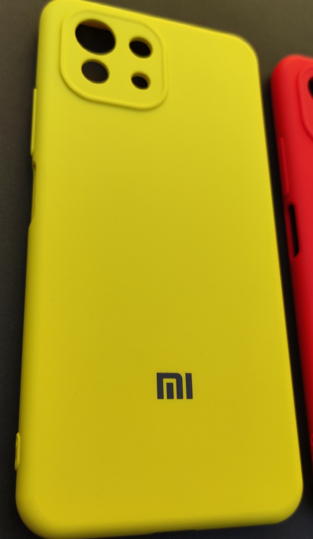 پک دو عددی کاور سیلیکونی زرد و قرمز مخصوص گوشی شیائومی Mi 11 Lite