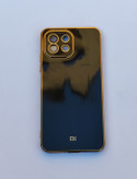 کاور My Case پشت مشکی با فریم طلایی مخصوص گوشی شیائومی Mi 11 Lite به همراه قاب سیلیکونی رایگان