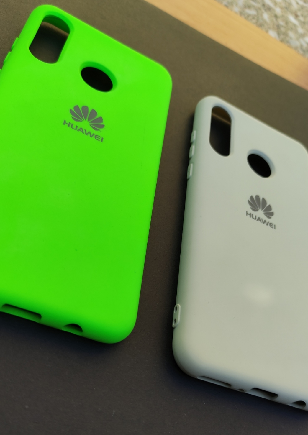 پک دو عددی کاور سیلیکونی هوآوی P30 Lite شامل رنگ‌های طوسی و سبز