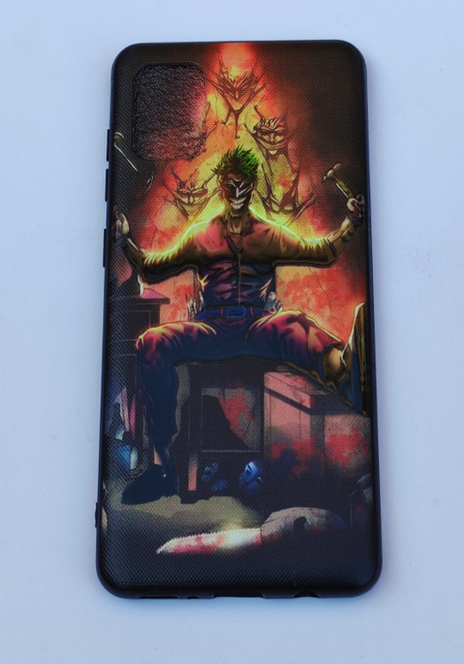 کاور طرح جوکر براق مخصوص سامسونگ A31 با رنگهای درخشان و چاپ ثابت