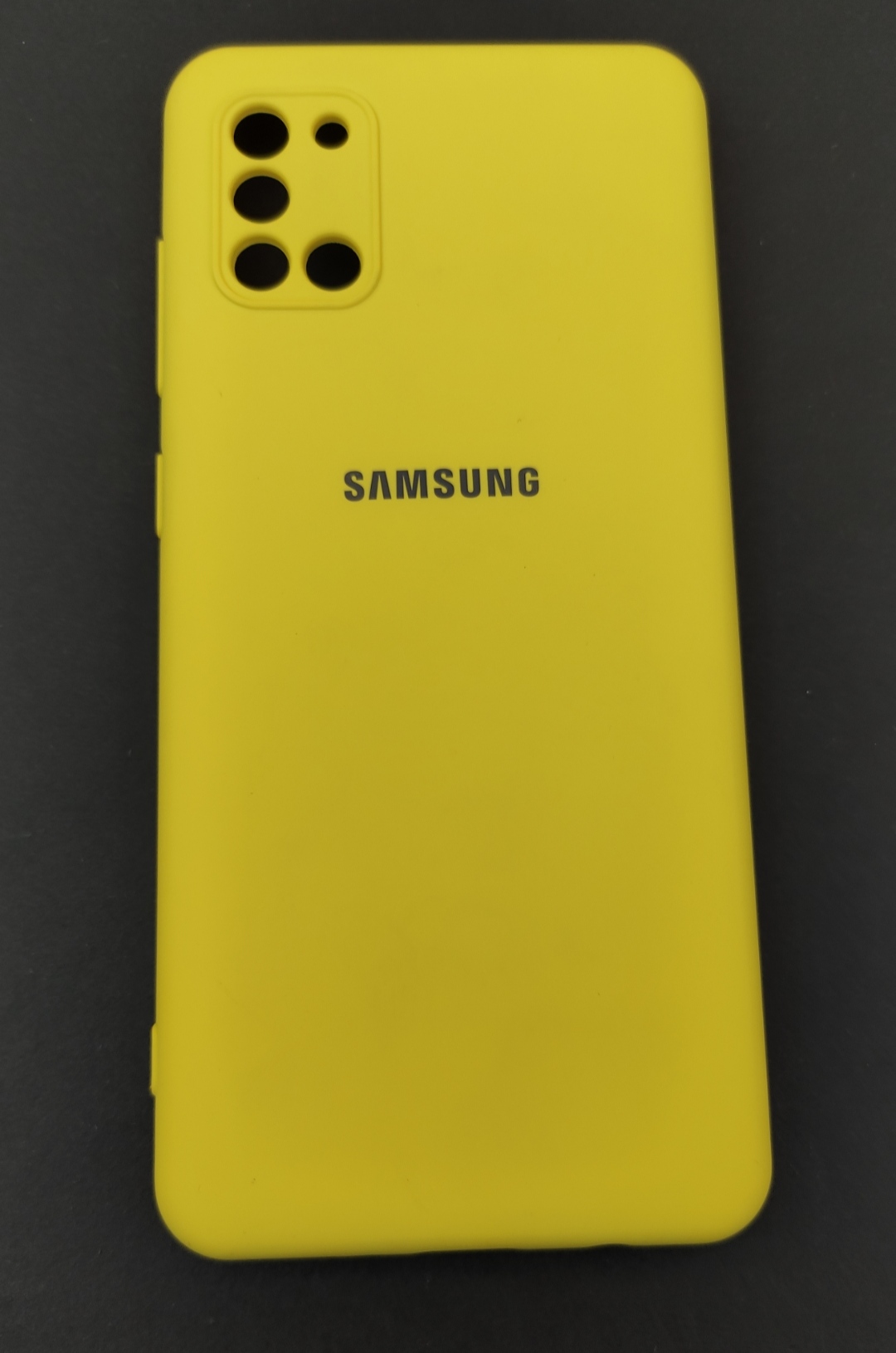 پک دو عددی کاور سیلیکونی مشکی و زرد مخصوص سامسونگ A31