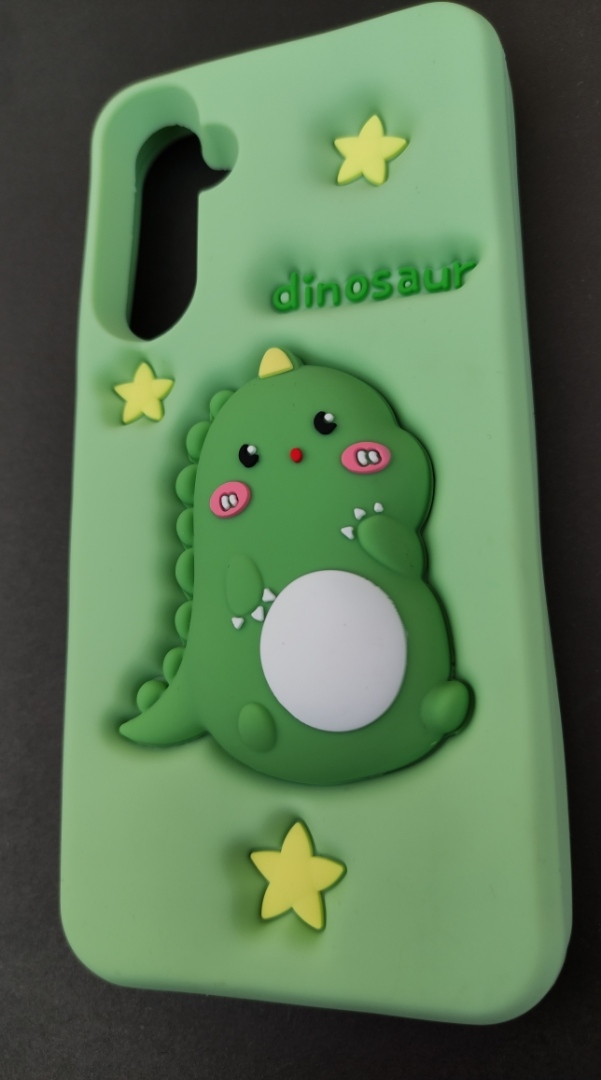 کاور دایناسور A25، قاب فانتزی آویزدار سامسونگ، کاور عروسکی دخترانه A25، قاب سه‌بعدی نرم