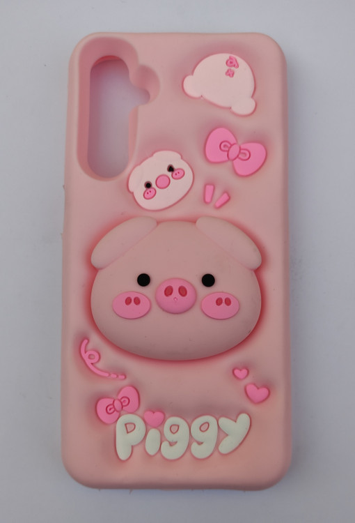 کاور خوک سامسونگ A25، قاب فانتزی آویزدار، کاور عروسکی دخترانه، قاب سهبعدی سامسونگ