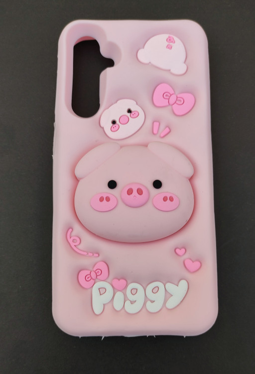 کاور خوک سامسونگ A25، قاب فانتزی آویزدار، کاور عروسکی دخترانه، قاب سهبعدی سامسونگ