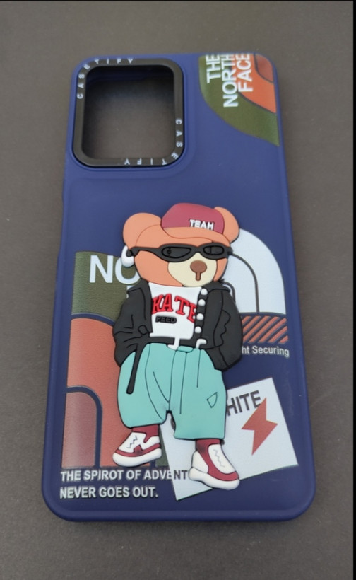 کاور فشن تدی Xiaomi Note 12 5G با پسزمینه سرمهای