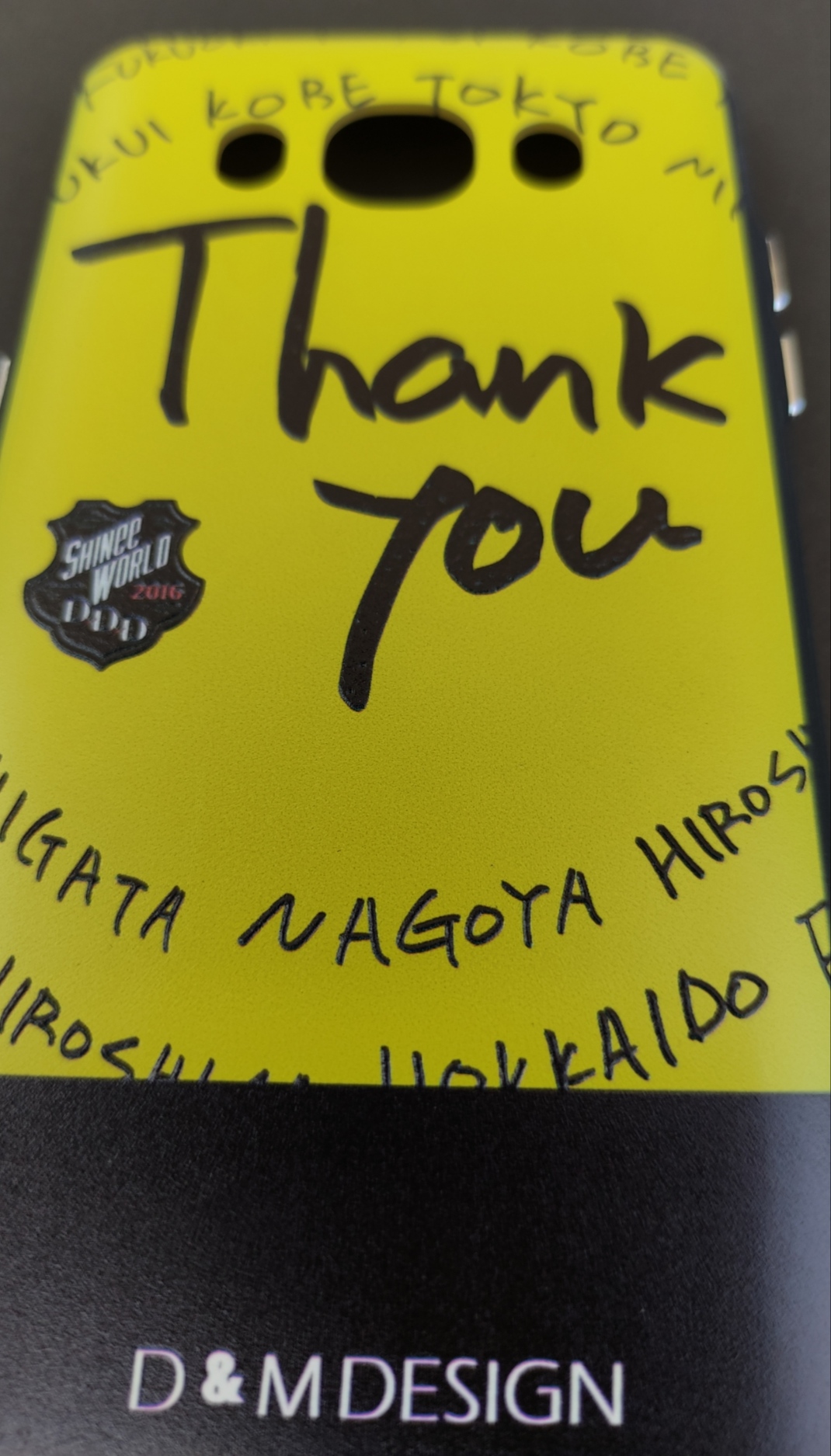 پک دو عددی کاور Samsung J3 2016 شامل طرح زرد thank you و طرح رنگی