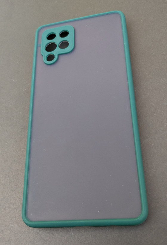 کاور مات سامسونگ A42 با فریم یشمی و محافظ لنز