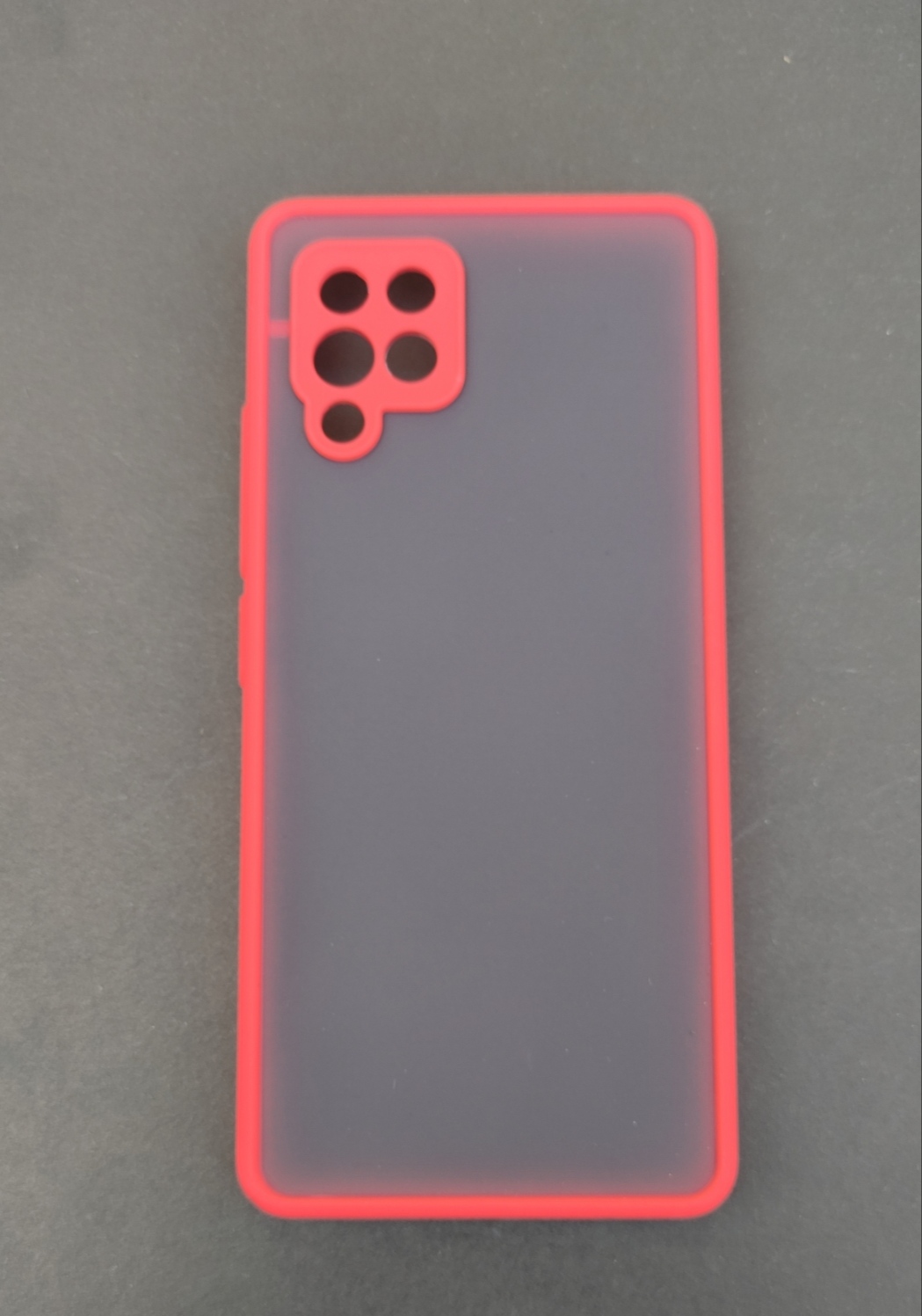 کاور مات سامسونگ A42 دور قرمز با محافظ لنز