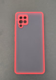 کاور مات سامسونگ A42 دور قرمز با محافظ لنز