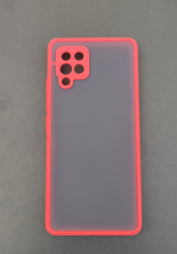 کاور مات سامسونگ A42 دور قرمز با محافظ لنز