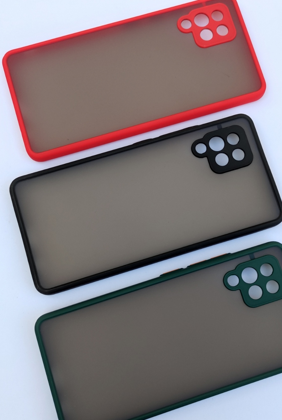 کاور مات سامسونگ A42 دور زیتونی با محافظ لنز