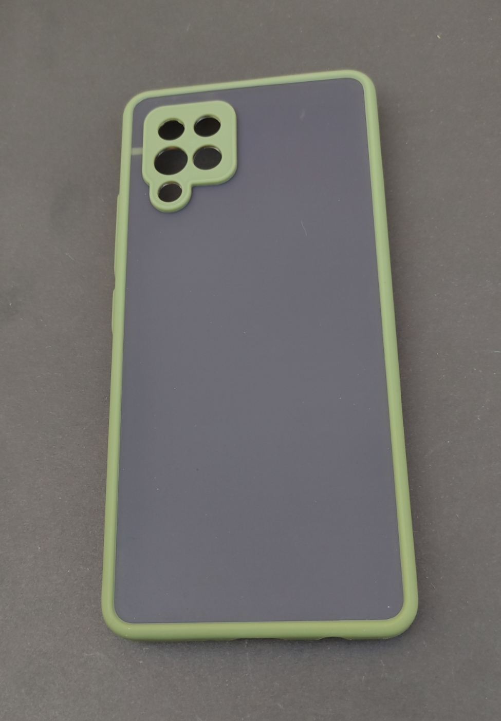 کاور مات سامسونگ A42 دور زیتونی با محافظ لنز