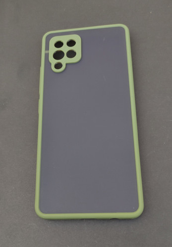 کاور مات سامسونگ A42 دور زیتونی با محافظ لنز