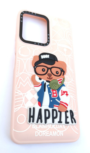 کاور صورتی Redmi Note 12 5G طرح تدی عینکی فانتزی