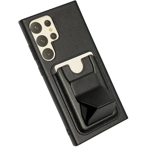 کاور چرمی جاکارتی دار مخصوص گوشی موبایل سامسونگ s25 ultra