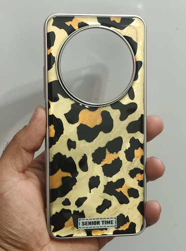 کاور طرح دار ردمی 14C طلایی پلنگی براق