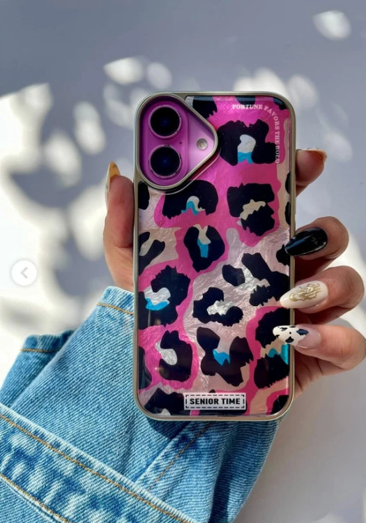 کاور صورتی سیلور سامسونگ A06 دخترانه فانتزی