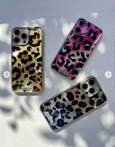 کاور طرح دار شیائومی نوت 14 پرو 5G طرح دار فانتزی دخترانه صورتی و سیلور با طرح پلنگی