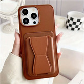 SAMSUNG A16 کاور ولت دار چرمی استند شو