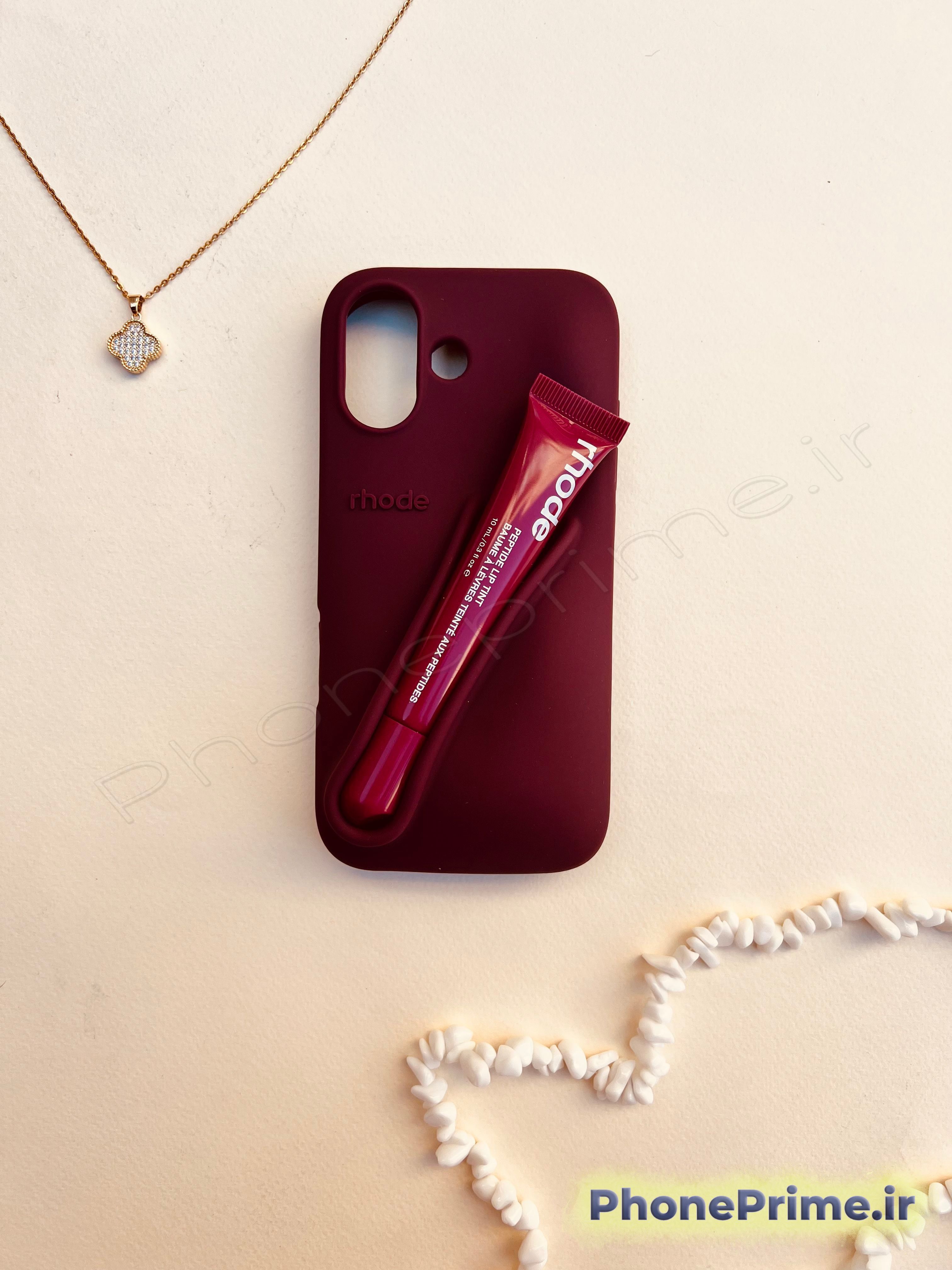 کاور آیفون 17 rhode لیپ گلس دار