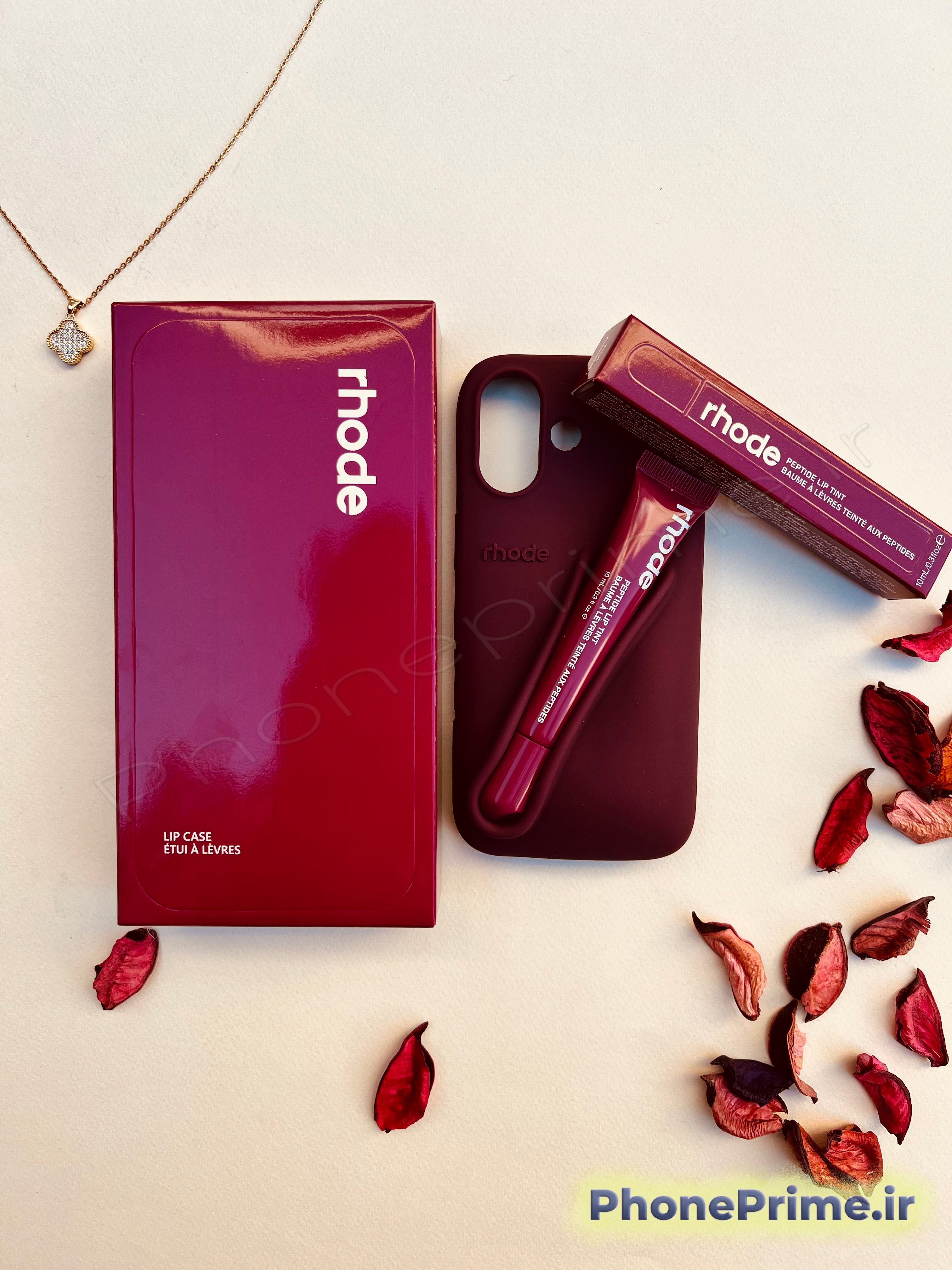 کاور آیفون 17 rhode لیپ گلس دار